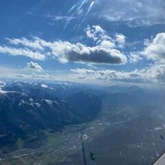 Flugwegposition um 14:54:47: Aufgenommen in der Nähe von Rottenmann, Österreich in 2474 Meter